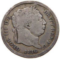 GREAT BRITAIN SHILLING 1816 GEORGE III. 1760-1820 #c057 0163 - H. 1 Shilling