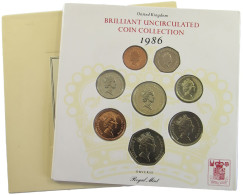 GREAT BRITAIN SET 1986 Elizabeth II. (1952-2022) #bs14 0021 - Mint Sets & Proof Sets