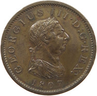 GREAT BRITAIN PENNY 1807 GEORGE III. 1760-1820 #t138 0685 - C. 1 Penny