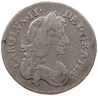 GREAT BRITAIN THREEPENCE 1676 CHARLES II. (1660-1685) #t082 0077 - E. 3 Pence