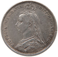 GREAT BRITAIN SIXPENCE 1887 Victoria 1837-1901 #t143 0605 - H. 6 Pence