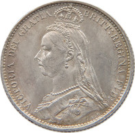 GREAT BRITAIN SIXPENCE 1887 Victoria 1837-1901 #t115 0397 - H. 6 Pence