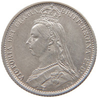 GREAT BRITAIN SIXPENCE 1887 Victoria 1837-1901 #t082 0043 - H. 6 Pence