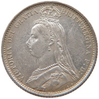 GREAT BRITAIN SIXPENCE 1887 Victoria 1837-1901 #t021 0123 - H. 6 Pence