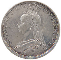 GREAT BRITAIN SIXPENCE 1887 Victoria 1837-1901 #t003 0069 - H. 6 Pence
