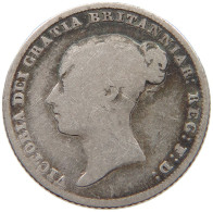 GREAT BRITAIN SIXPENCE 1853 Victoria 1837-1901 #c010 0429 - H. 6 Pence