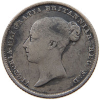 GREAT BRITAIN SIXPENCE 1839 Victoria 1837-1901 #c058 0269 - H. 6 Pence