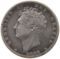 GREAT BRITAIN SIXPENCE 1826 GEORGE IV. (1820-1830) #t162 0205 - H. 6 Pence