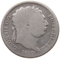 GREAT BRITAIN SIXPENCE 1816 GEORGE III. 1760-1820 #c019 0057 - G. 6 Pence