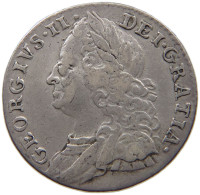 GREAT BRITAIN SIXPENCE 1758 George II. 1727-1760. #t007 0253 - G. 6 Pence