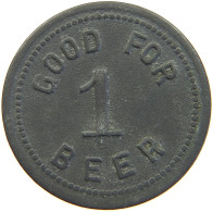 GREAT BRITAIN TOKEN  TOKEN BEER CROMWELL TAVERN #a053 0319 - Sonstige & Ohne Zuordnung