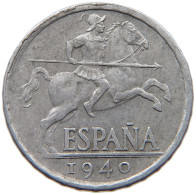 SPAIN 10 CENTIMOS 1940 Alfonso XIII. (1886–1941) #c029 0509 - 10 Centimos