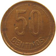 SPAIN 50 CENTIMOS 1937 Alfonso XIII. (1886–1941) #a085 0215 - 50 Centesimi