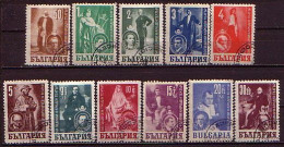 BULGARIA - 1947 - Au Benefice Des Artistes Dramatiques  - 11v Used - Used Stamps