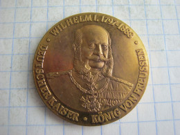 Germany Medal Drei Kaiser Jahr 1888 - Royaux/De Noblesse