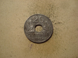 MONNAIE FRANCE 20 CENTIMES 1943 ( LOURDE ) ETATS FRANCAIS - 20 Centimes