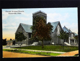 ►  Forest Avenue Church   Zanesville     Ohio.   1920s - Zanesville