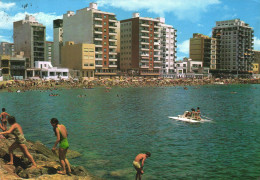 ALMERIA, BEACH, ARCHITECTURE, PEDALO, PEDAL BOAT, SPAIN - Almería