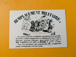 MUSEE DE L'AFFICHE Et Du TRACT  REMPLACANT MILITAIRE - Parteien & Wahlen