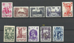 RUSSLAND RUSSIA 1939 Michel 699 - 708, Mint & Used NB! Mi 707 Has A Thinned Place In The Middle! - Sonstige & Ohne Zuordnung