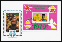 CONGO REPUBLIQUE FDC COVER - 1979 International Year Of The Child MINISHEET FDC (FDC79#04) - FDC