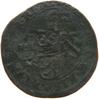 SPANISH NETHERLANDS LIARD 1661 FELIPE IV. 1621-1665 DOUBLE STRUCK #t137 0219 - 1556-1713 Pays-Bas Espagols