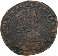 SPANISH NETHERLANDS JETON 1671 CARLOS II (1665-1700) BRUXELLES #t065 0007 - 1556-1713 Spaanse Nederlanden