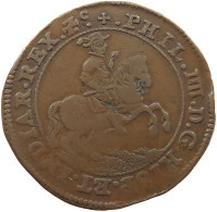 SPANISH NETHERLANDS JETON 1657 FELIPE IV. 1621-1665 #t100 0005 - 1556-1713 Pays-Bas Espagols