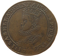 SPANISH NETHERLANDS JETON 1599 Albert & Isabella (1598-1621) 1599 Bureau Des Finances #t065 0143 - 1556-1713 Pays-Bas Espagols