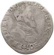 SPANISH NETHERLANDS 1/10 PHILIPSDAALDER  FELIPE II. 1556-1598 #t156 0001 - Spanische Niederlande