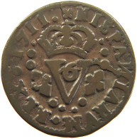 SPAIN VALENCIA SEISENO 1711 Felipe V. (1700-1746) #t015 0581 - Mint Sets & Proof Sets