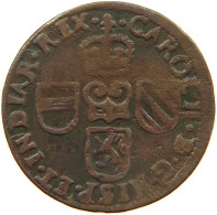 SPANISH NETHERLANDS OORD 1693 CARLOS II (1665-1700) #t137 0233 - 1556-1713 Spanish Netherlands