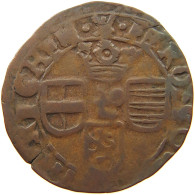 SPANISH NETHERLANDS OORD 1641 FELIPE IV. 1621-1665 #t129 0187 - 1556-1713 Paesi Bassi Spagnoli