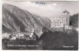 D8112) LANDECK Und Schloß LANDECK - Oberinntal Mit Kirche U. Haus DETAILS - Tirol - Alte FOTO AK - Landeck