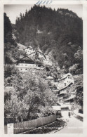 D8132) HALLSTATT Am Hallstätter See - Salzkammergut - FOTO AK - Straße Mit Häusern Frau U. Hund - Hallstatt