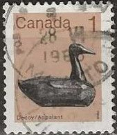 CANADA 1982 Heritage Artefacts - 1c - Decoy FU - Oblitérés