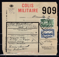 Vrachtbrief Met Stempel MANAGE 8 COLIS MILITAIRE - Dokumente & Fragmente