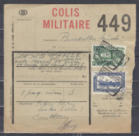 Vrachtbrief Met Stempel HUY NORD COLIS MILITAIRE - Documenten & Fragmenten