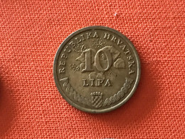 Münze Münzen Umlaufmünze Kroatien 10 Lipa 2001 - Croazia