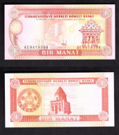 TURKMENISTAN 1 MANAT 1993 PIK 1 FDS - Turkmenistan