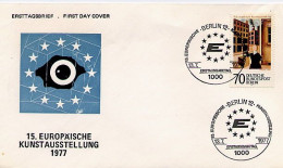 GERMANY - DEUTSCHE - BERLIN - FDC 1977 - EUROPAISCHE  KUNST - 1971-1980