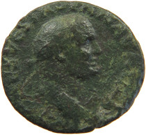 ROME EMPIRE AS  Vespasianus (69-79) AS SC EAGLE #t134 0305 - The Flavians (69 AD Tot 96 AD)