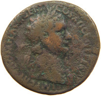 ROME EMPIRE AS  Domitianus (81-96) FORTUNA #t137 0091 - The Flavians (69 AD Tot 96 AD)