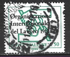 ITALIE. N°1037 De 1969 Oblitéré. OIT. - OIT