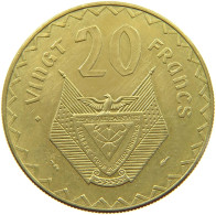 RWANDA 20 FRANCS 1977  #c055 0213 - Rwanda