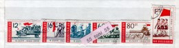 1959 15an. De L'insurrection Nationale 6v. Oblitere/used (O) BULGARIEN / Bulgaria - Used Stamps