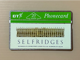 Mint UK United Kingdom - British Telecom Phonecard - BT 20 Units SELFRIDGES - Set Of 1 Mint Card - Sammlungen