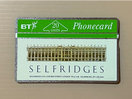 Mint UK United Kingdom - British Telecom Phonecard - BT 20 Units SELFRIDGES - Set Of 1 Mint Card - Collections