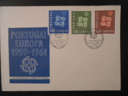 PORTUGAL YT FDC 888/890 EUROPA 1961 - 1961