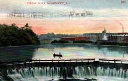 Bernon Falls - Woonsocket, Rhode Island R.I. Les Chutes, Blackstone River - N° 10011 - Woonsocket